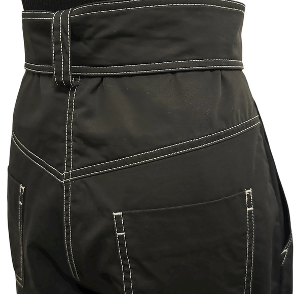 Sandro Paris lantern high waisted pants Size 6 black colour - Picture 9 of 17